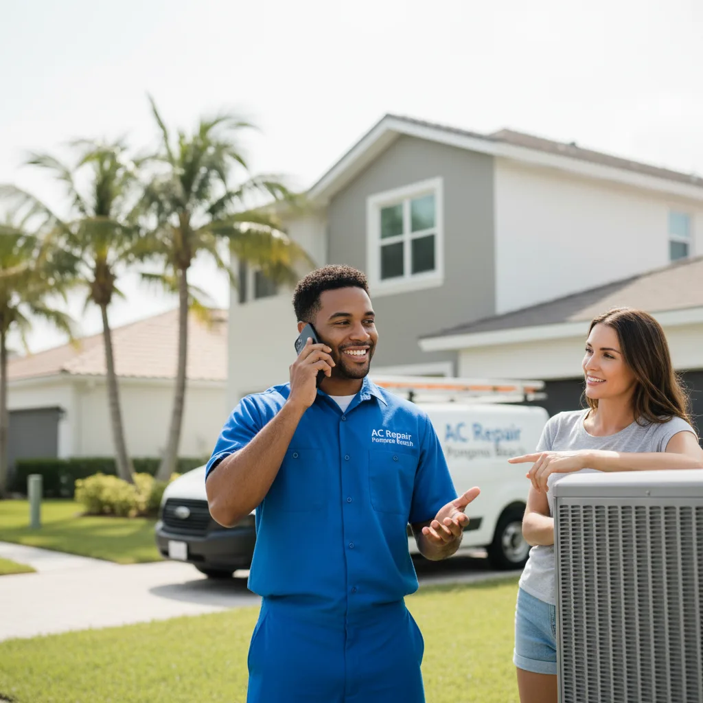AC Repair Pompano Beach customer support in Marble